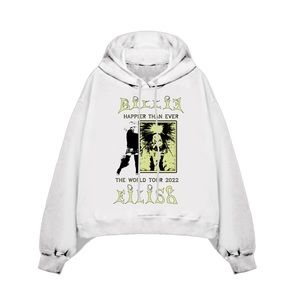 White Billie Eilish hoodie